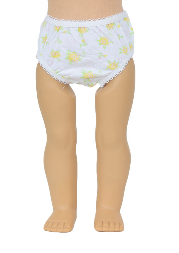 18" Doll Yellow Roses Panties