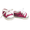 15" & 18" Doll Raspberry Sequin Sneakers