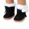 black suede mini ewe boots