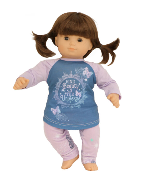 Matching Girl & Doll Butterfly Pajama Set - Size 4