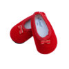 red velvet dress shoes flats