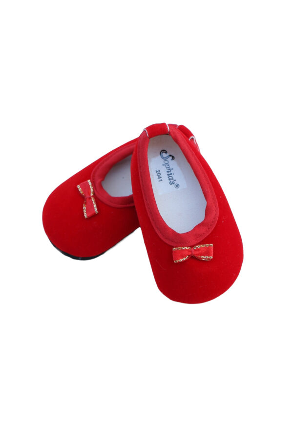 red velvet dress shoes flats