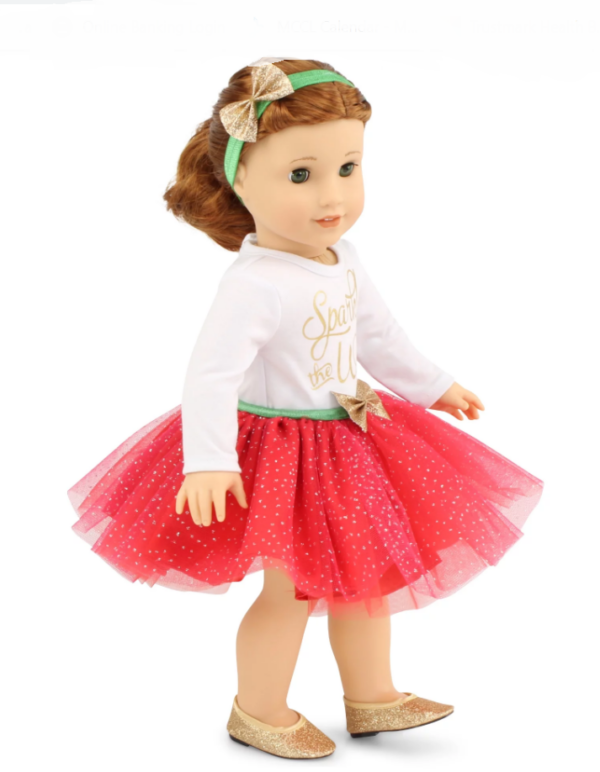 sparkle all the way tutu christmas outfit 4 piece