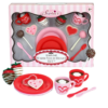 doll sized warm your heart dessert set with hot cocoa 12 piece
