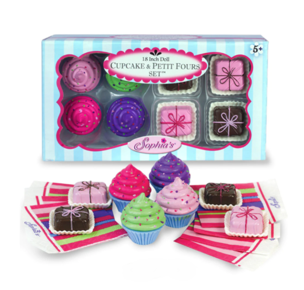 Doll-Sized Cupcake & Dessert Boxed Set - 12 Pieces