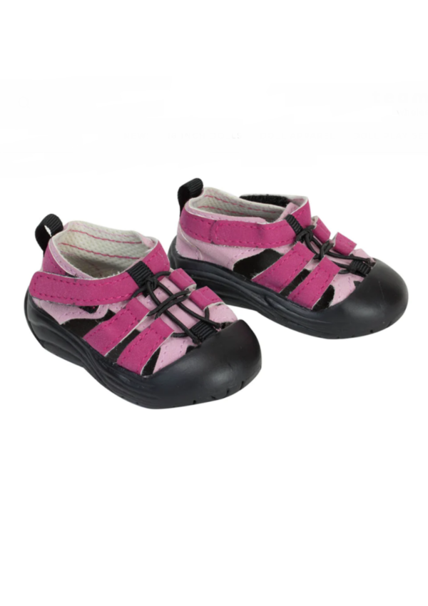 18 doll athletic hiking velcro sandal shoes