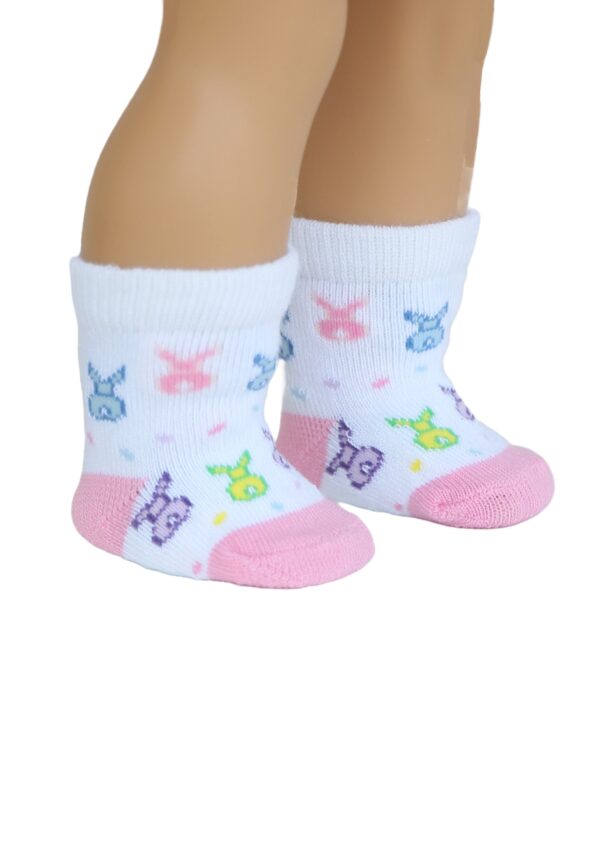 18 doll bunny socks