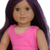 18" Doll Hot Pink Racerback Sports Bra