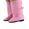 18" Doll Pink Rhinestone Boot