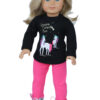 18" Doll Unicorn "Dreams Come True" Pant Set