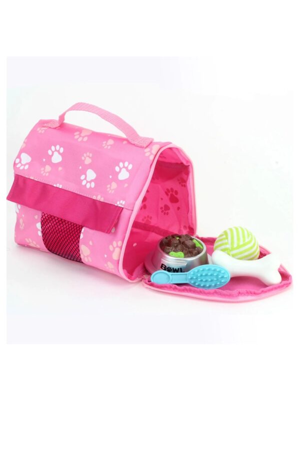 Boxed Gift Set Plush Puppy with Carrier & Accessories