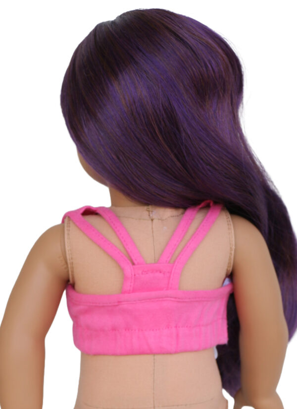 18" Doll Hot Pink Racerback Sports Bra