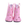 14.5" Wellie Wisher Doll Pink Star Rainboots