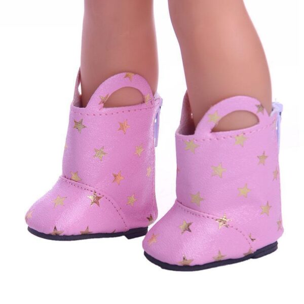 14.5" Wellie Wisher Doll Pink Star Rainboots