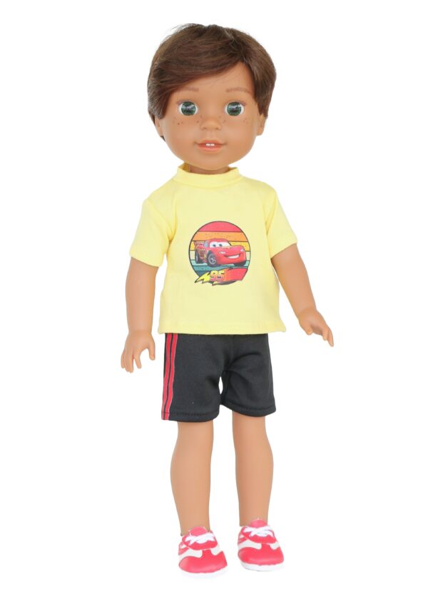 14.5 wellie wisher doll cars shorts outfit
