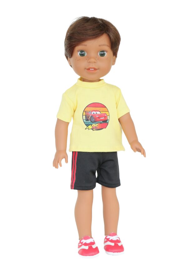 14.5 wellie wisher doll cars shorts outfit