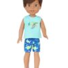 14.5 wellie wisher doll turtle tank top shorts