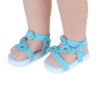 14.5″ Wellie Wisher Doll Blue Flower Sandals
