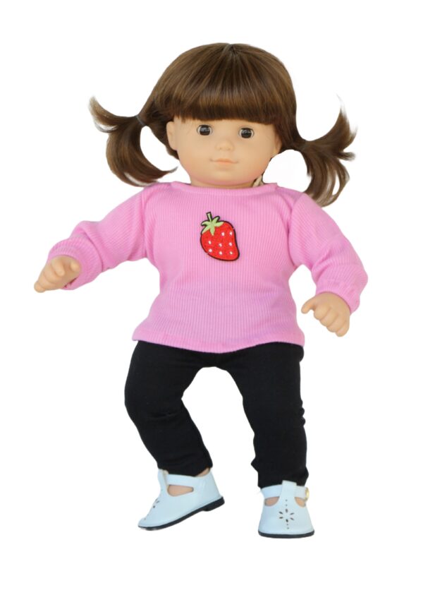 15" Bitty Baby Doll Strawberry Top & Leggings
