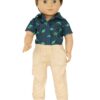 18" Boy Doll Dino Shirt, Khaki Pants, & Dino Shoes