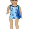 18" Doll 4-Piece Swim Team Outfit