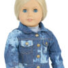 18" Doll Acid Wash Jean Jacket