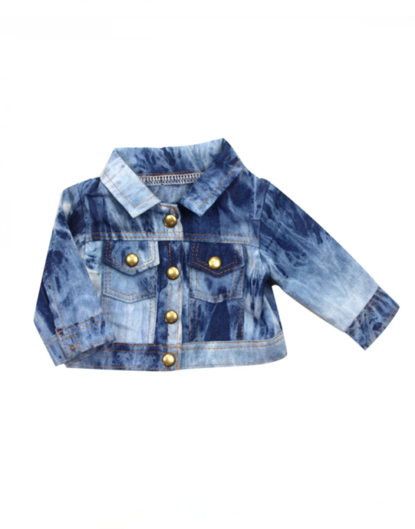 18" Doll Acid Wash Jean Jacket