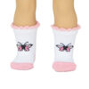 Doll-Sized Butterfly Socks