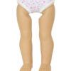 18" Doll Pink Floral Bikini Panties
