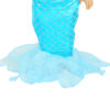 18" Doll Metallic Turquoise 2-Piece Mermaid Costume