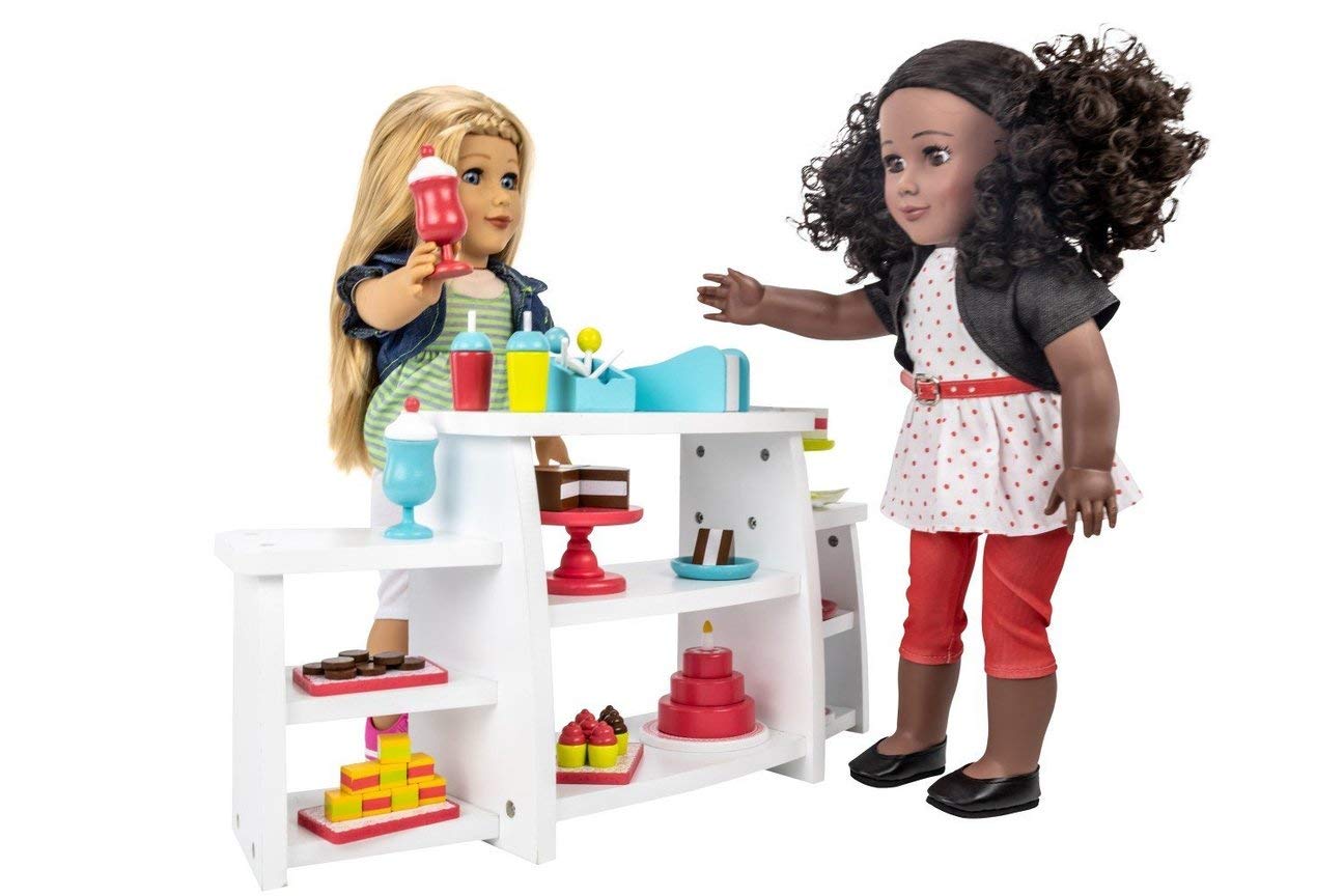 Детские аксессуары для кукол The Doll Boutique 18″ Doll 50-Piece Wooden Bakery Furniture Set — фото 2