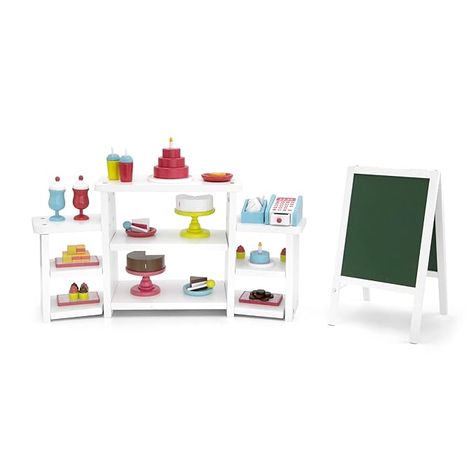 Детские аксессуары для кукол The Doll Boutique 18″ Doll 50-Piece Wooden Bakery Furniture Set — фото 5