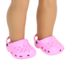 15" & 18" Pink Doll Crocs