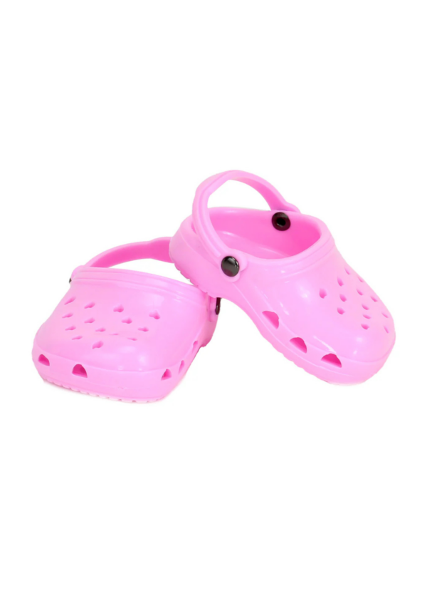15" & 18" Pink Doll Crocs