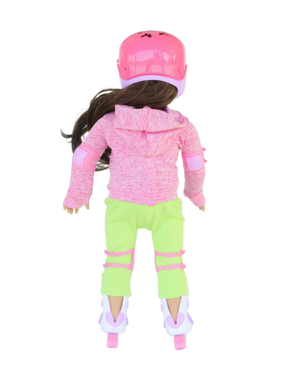 18" Doll 6-Piece Roller-skating Outfit