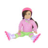 18" Doll 6-Piece Roller-skating Outfit
