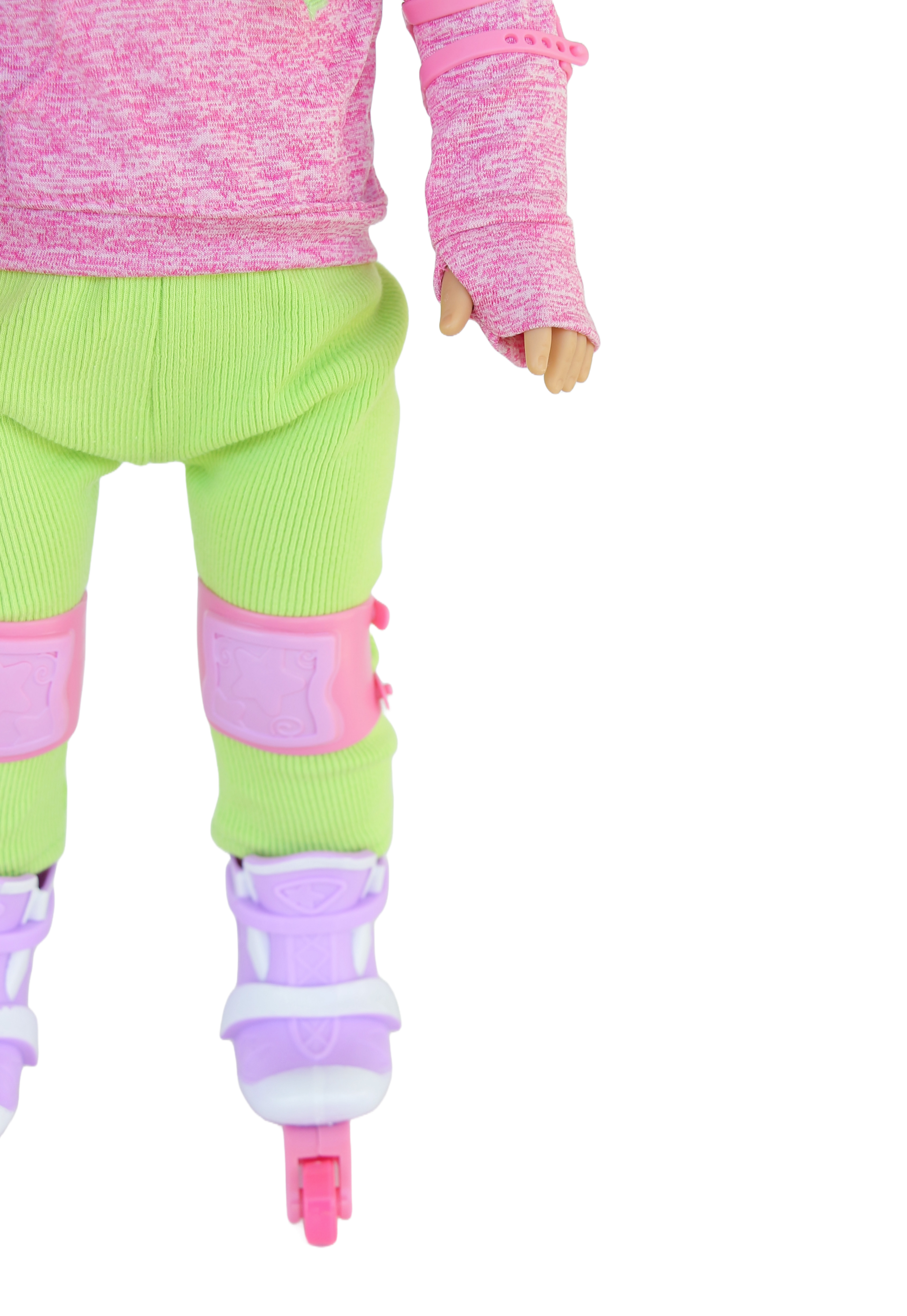 Детские аксессуары для кукол The Doll Boutique 18″ Doll 6-Piece Roller-skating Outfit, цвет: Зелёный — фото 4