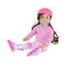 18" Doll 6-Piece Roller-skating Outfit