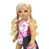 18" Doll White Fashion Sunglasses