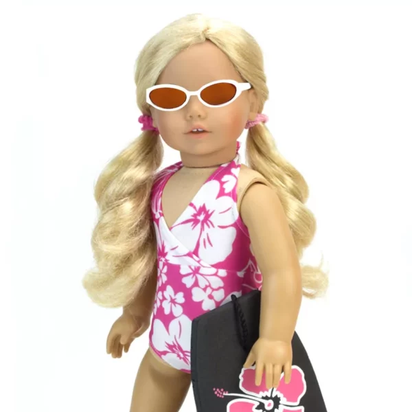 18" Doll White Fashion Sunglasses