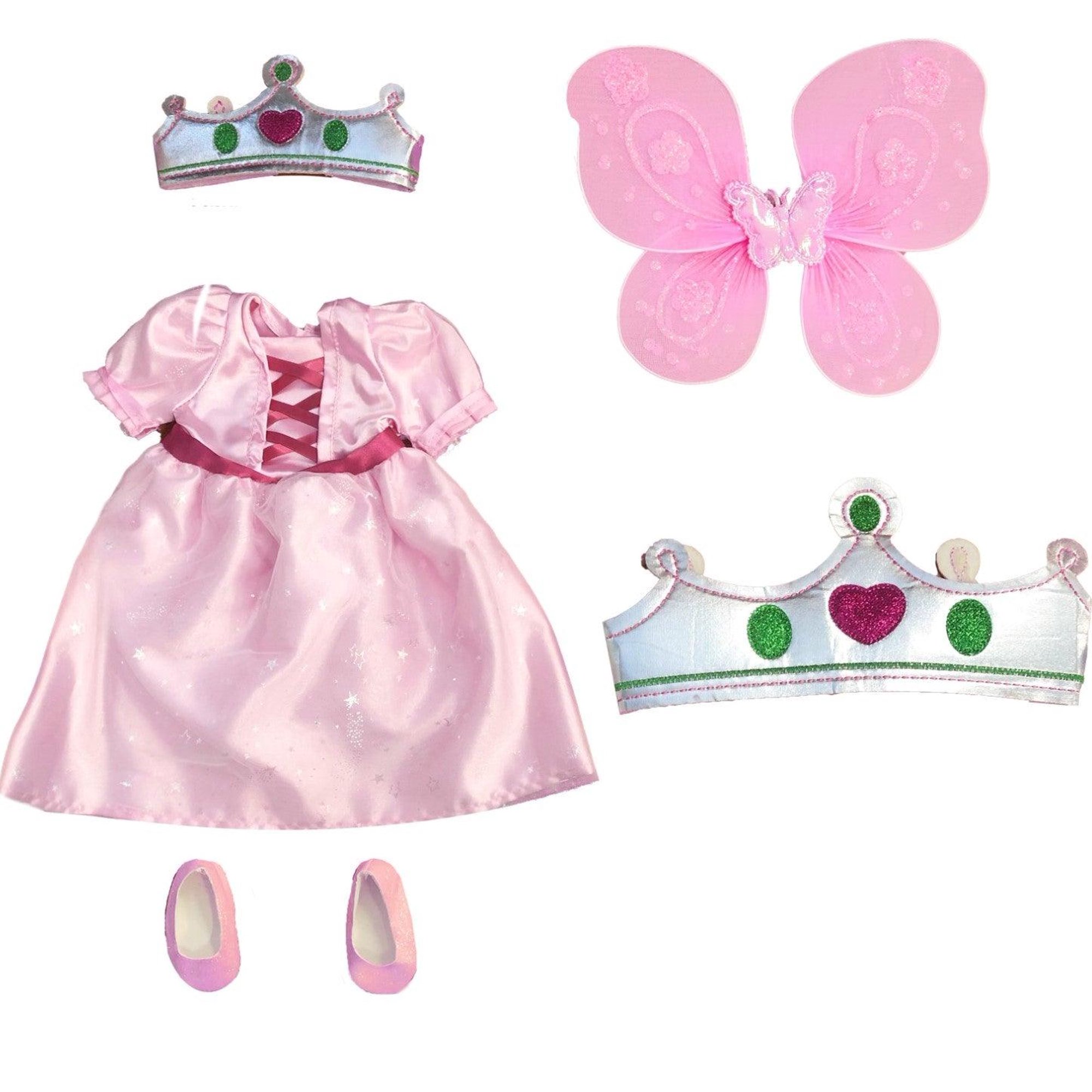 Аксессуары для кукол The Doll Boutique 18″ Doll Fairy Princess Gown Outfit & Matching Girl Crown — фото 2