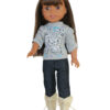 14.5" Doll "Best Friends" Horse T-Shirt & Jeans