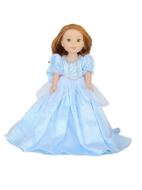14.5" Doll Blue Princess Ball Gown