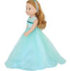 14.5" Doll Mint Green Sleeveless Gown & Headband