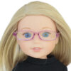 14.5" Doll Purple Glasses