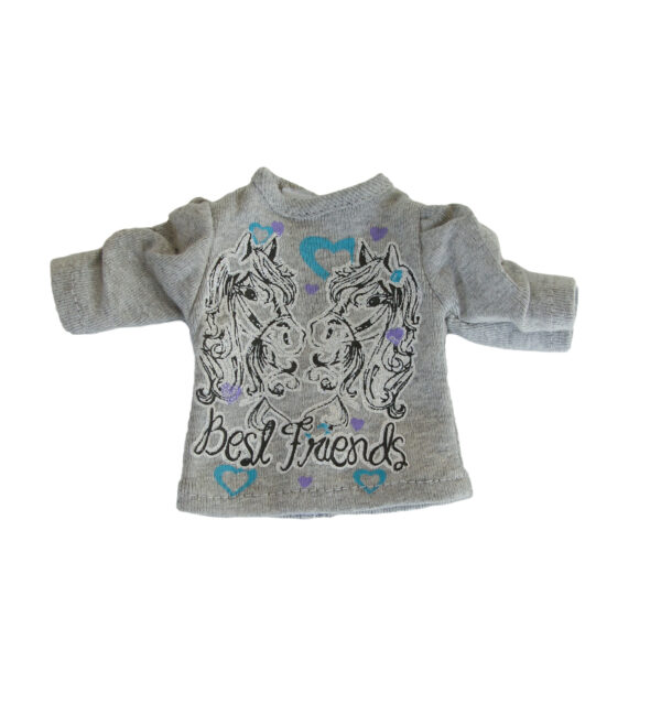 14.5" Doll "Best Friends" Horse T-Shirt & Jeans