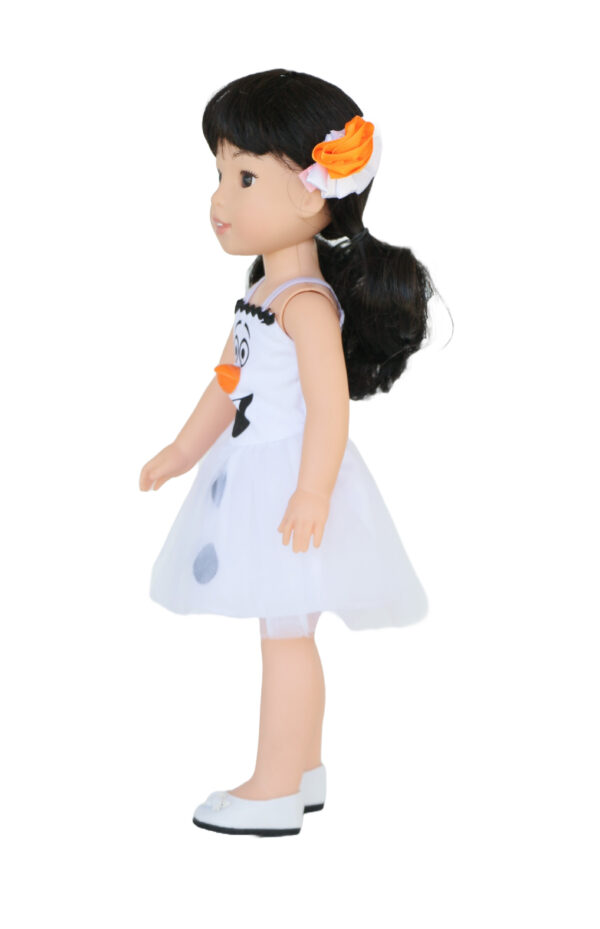 14.5" Doll "Frozen Inspired" Olaf Snowman Dress