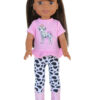14.5" Wellie Wisher Doll Dalmatian Pants Outfit