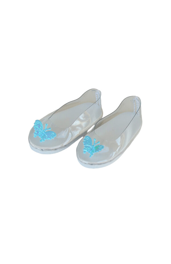14.5" Wellie Wisher Doll "Glass" Butterfly Slippers
