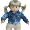 15" Bitty Baby Doll Acid Wash Jean Jacket